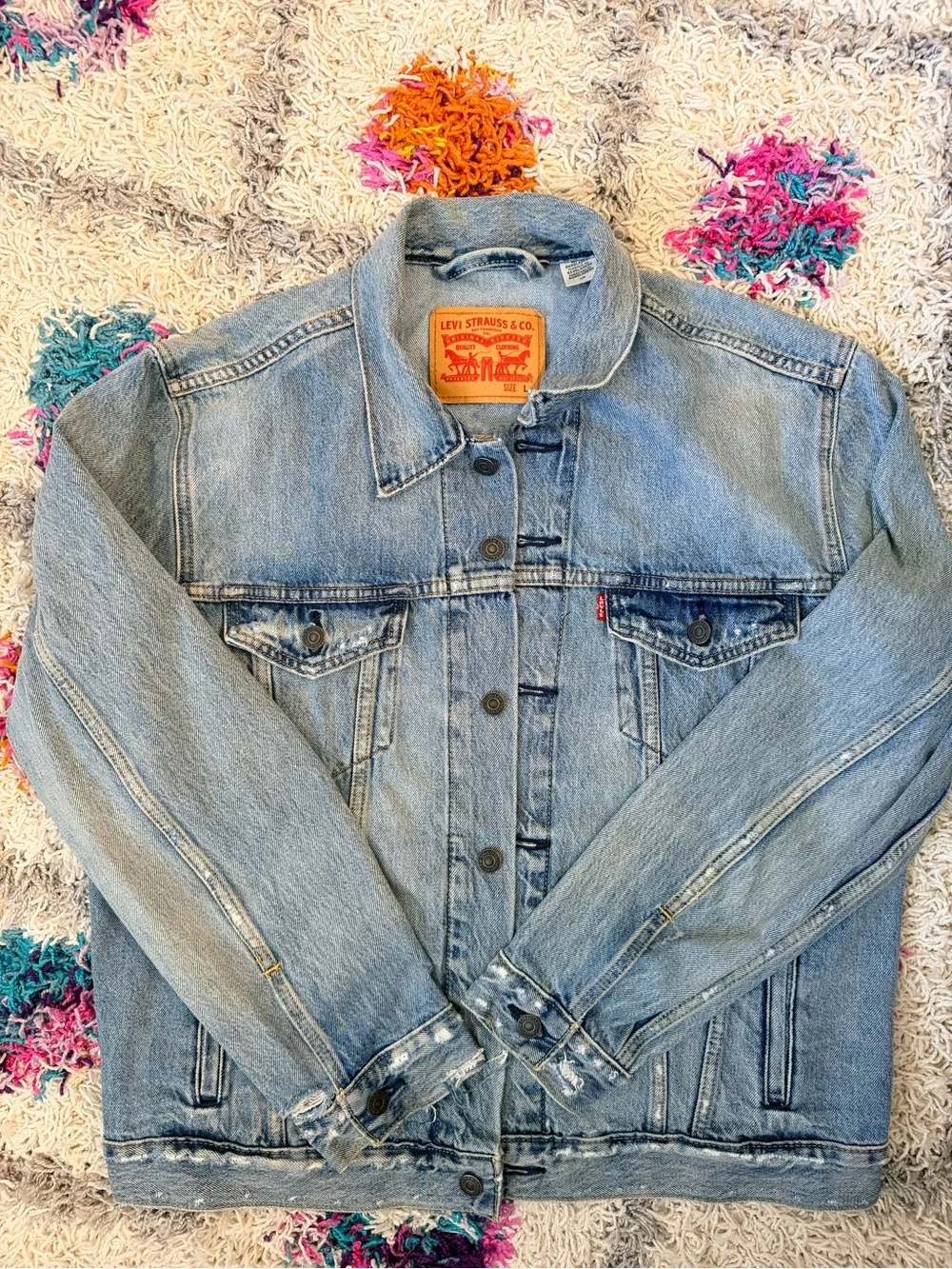 Levi's Premium Trucker Light Wash Men’s Denim Jacket
